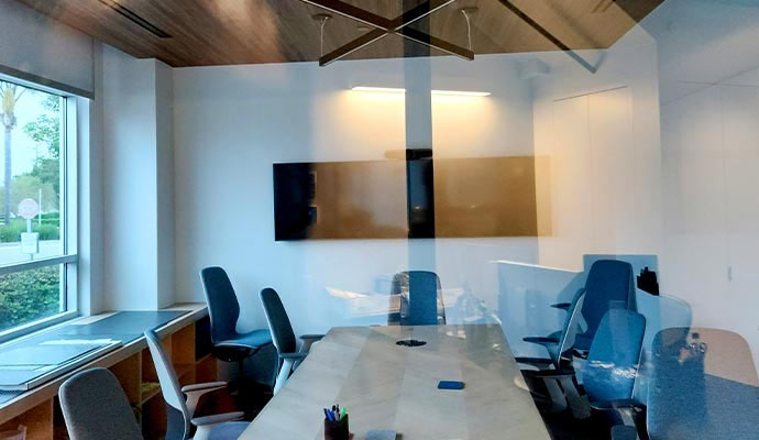 A conference room