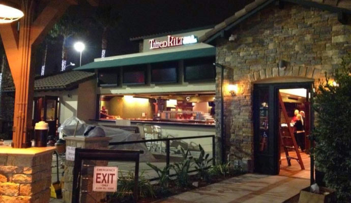 A restaurant exterior