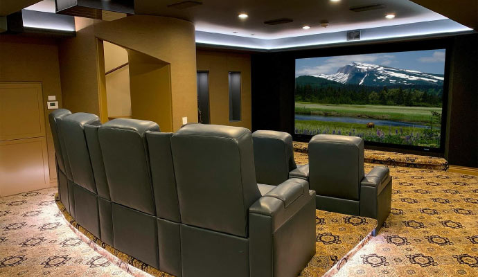 Home theater interior