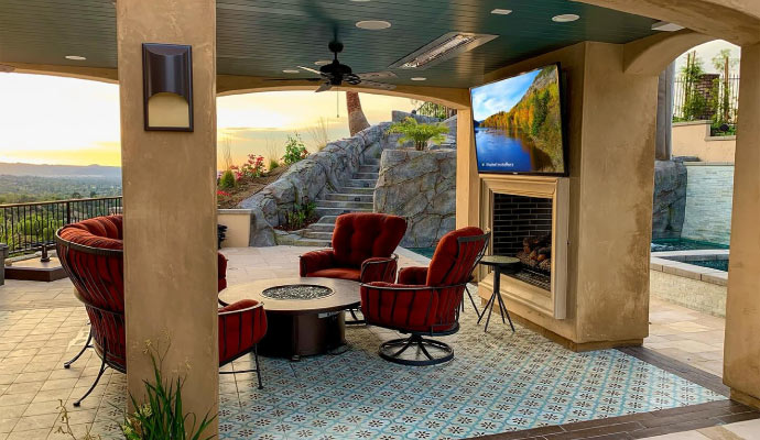 An outdoor smart home