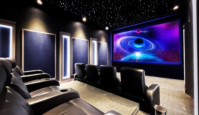 Home theater room